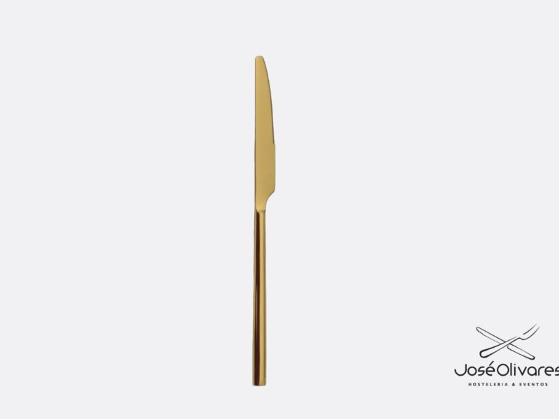 Cuchillo trinchero dorado